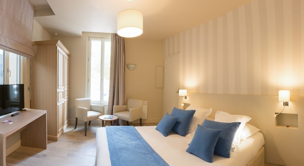 chambre standard avec télévision de la villa odette deauville