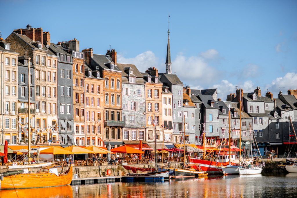 typical houses on the port of honfleur - what to do around deauville